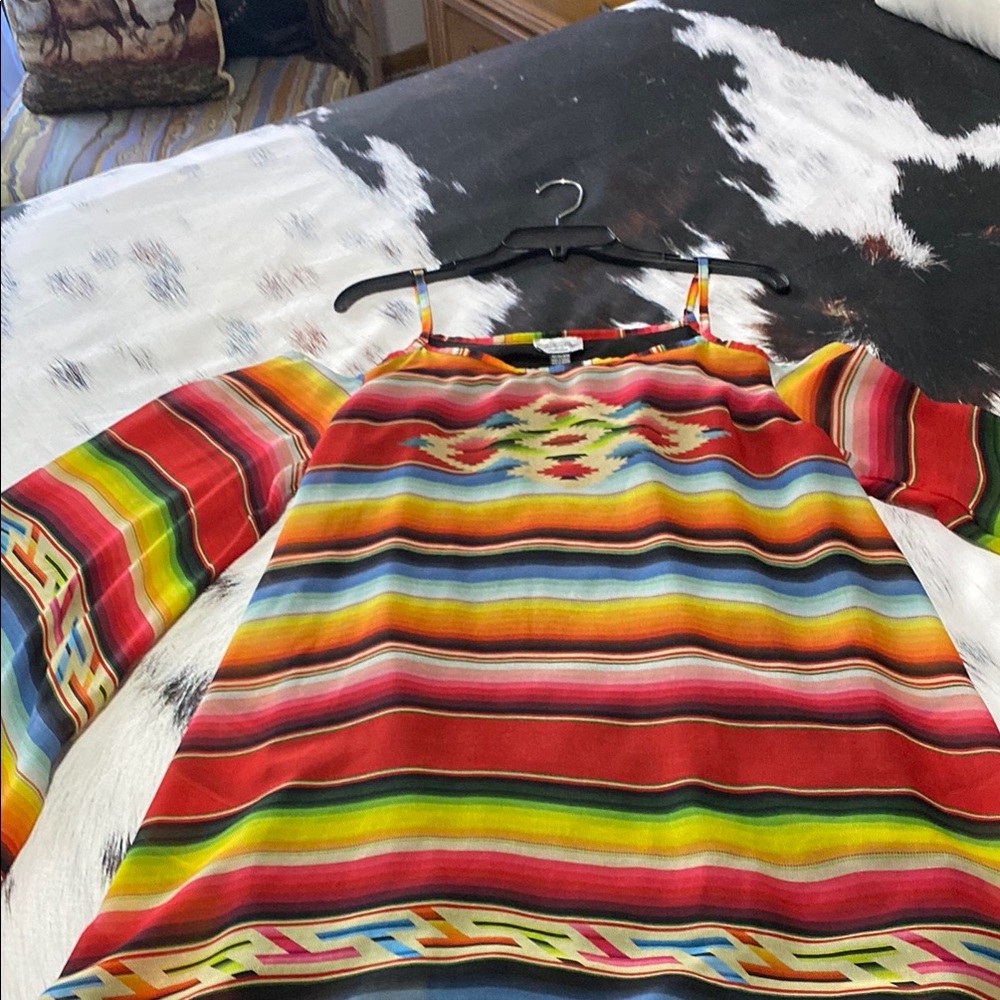 Tasha Polizzi Multicolor Striped Dress! Head turner!